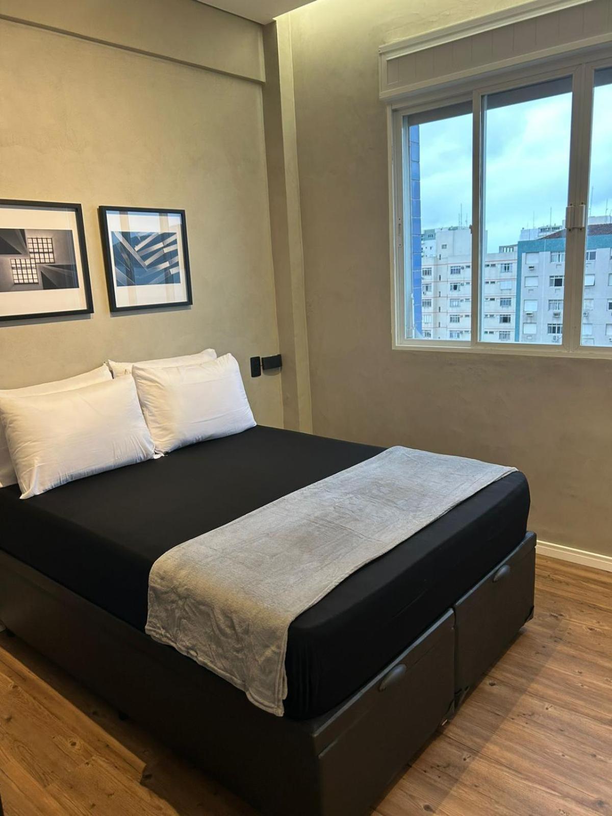 Apartamento Frente A Praia Do Embare Santos Екстериор снимка