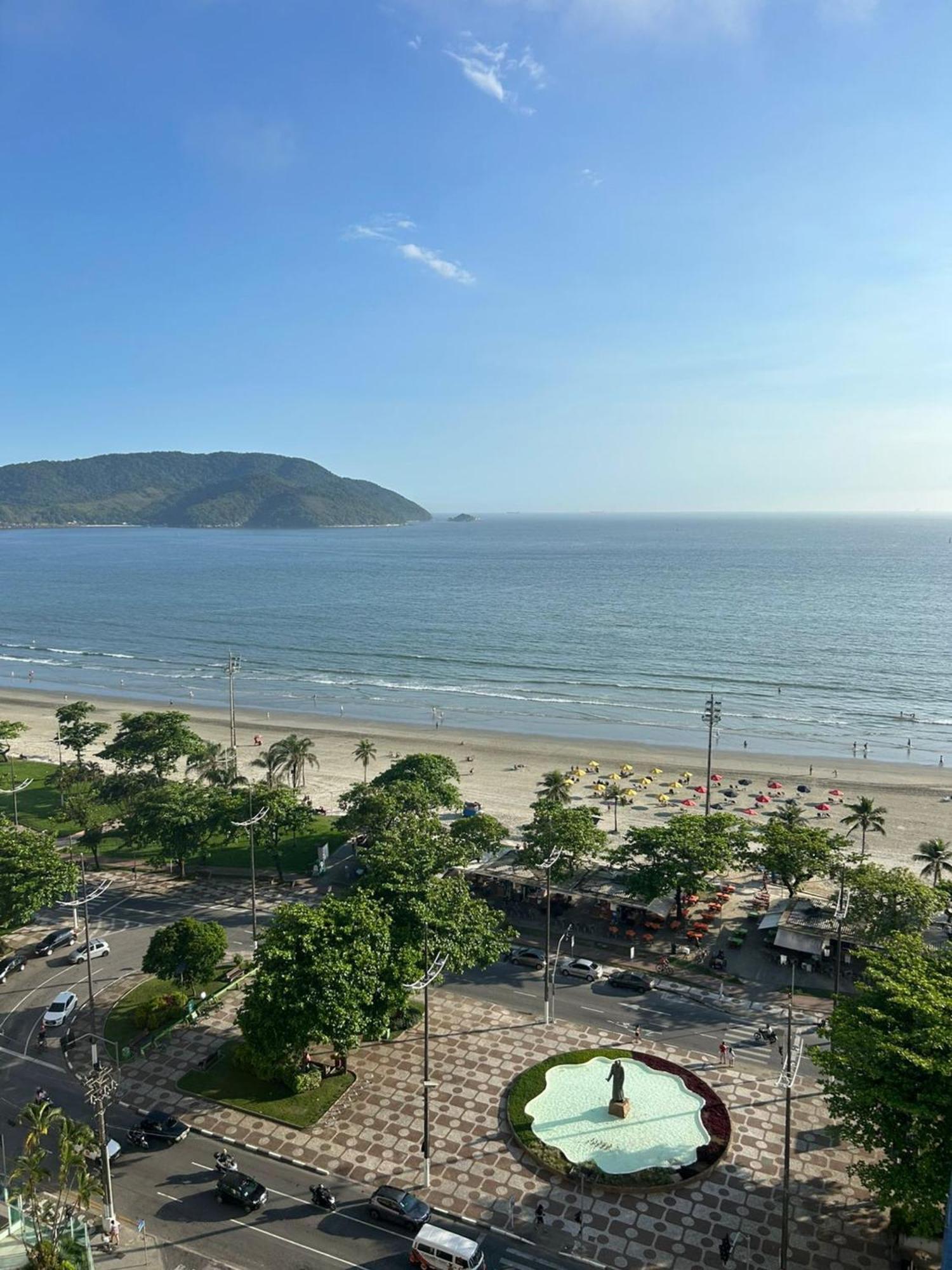 Apartamento Frente A Praia Do Embare Santos Екстериор снимка