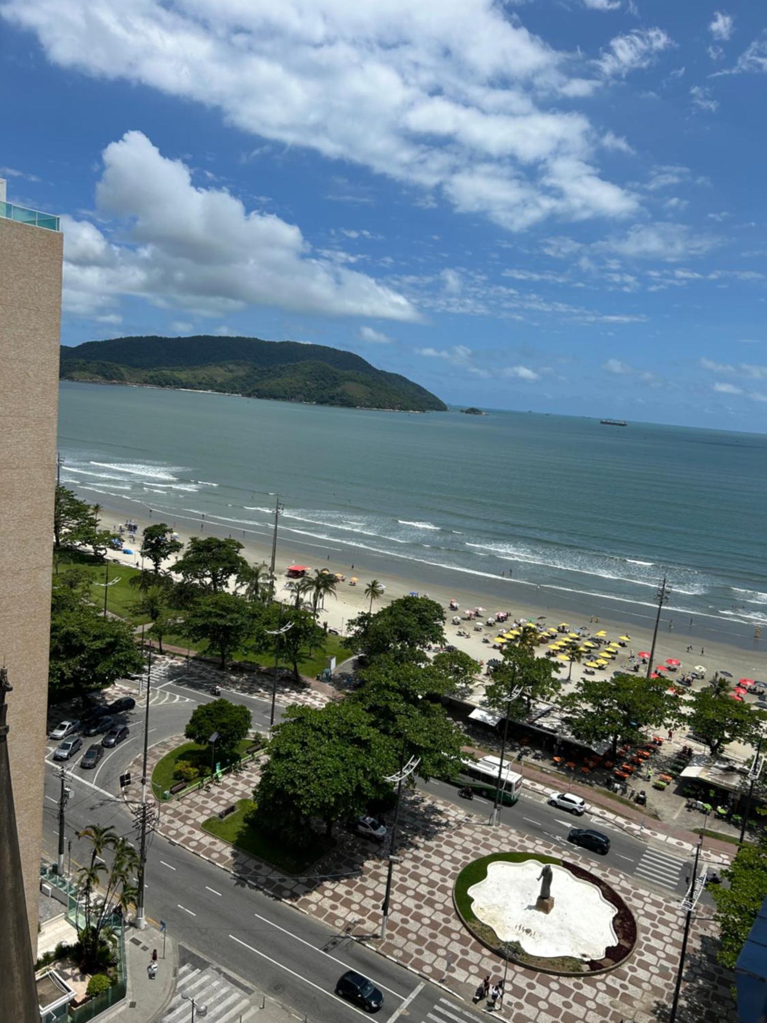Apartamento Frente A Praia Do Embare Santos Екстериор снимка